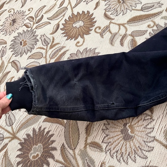 Vintage Carhartt Coat Jacket Distressed Duck Canvas Blue XXXL 3XL Tall 3XLT - Picture 8 of 8